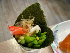 鲜虾蘆筍手捲-三味食堂