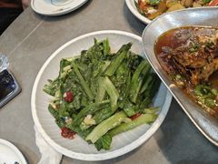 炝锅莴笋叶-树厨贵州菜(铜仁花果山店)
