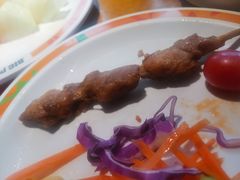 炸鸡肉串-比格比萨自助(花园路店)