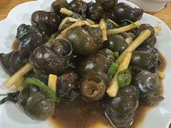 紫苏酸笋炒田螺-南记食粥坊·宵夜大排档(莲花总店)