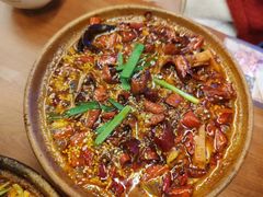 砂锅油泼毛血旺-罗妈砂锅(四川成都奎星楼店)