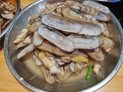 青葱炒蛏子-新疆烧烤王(广灵店)