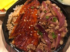 蒲烧鳗鱼拼牛肉丼-yokocho上横町·日本食街(深业上城店)