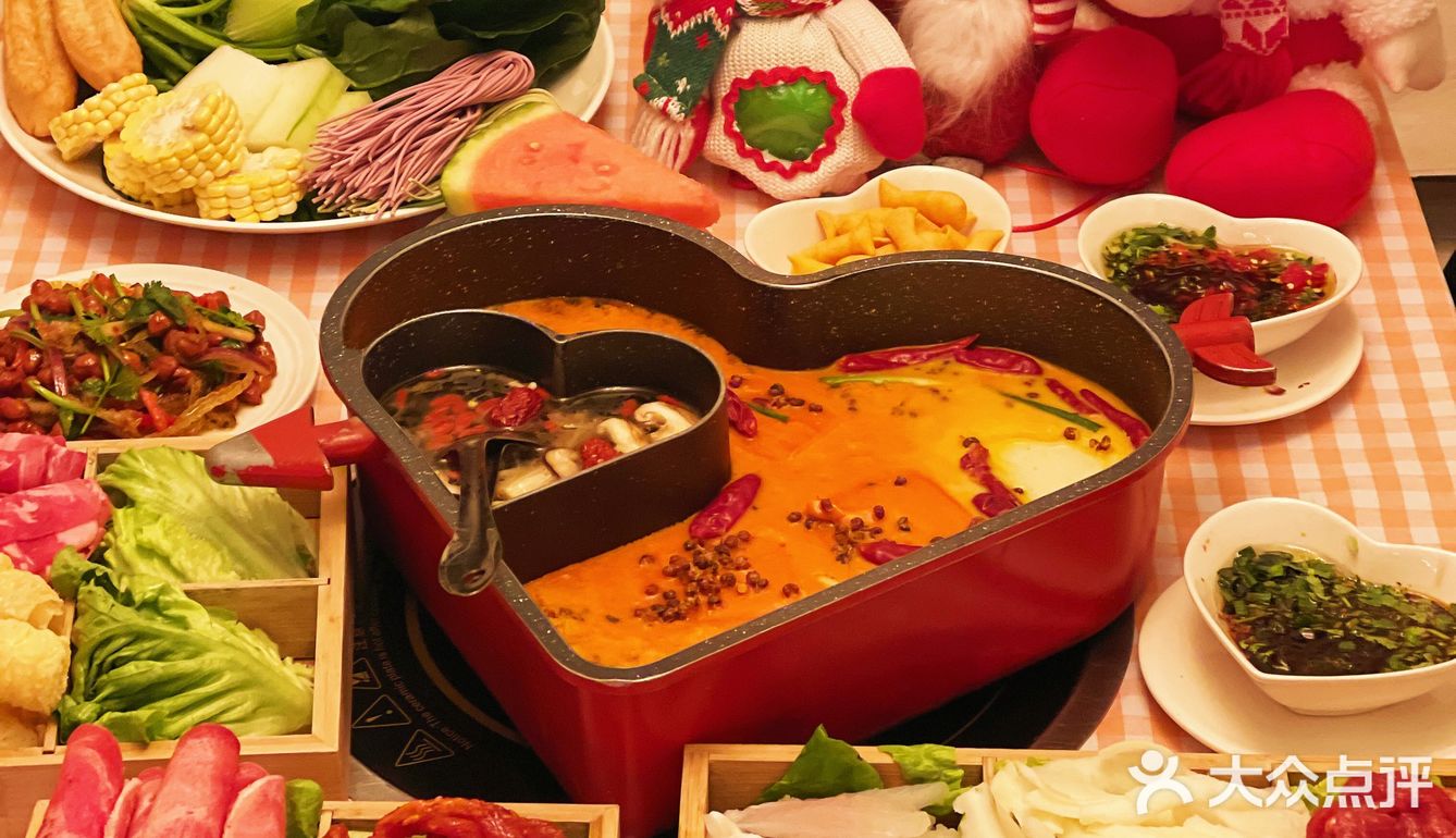 圣诞节约会去哪里💁🏻‍♀️就来会下雪❄️的天台火锅