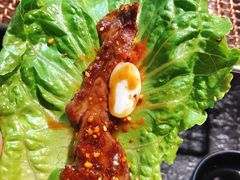 生菜卷肉肉-九田家黑牛烤肉料理(太阳城店)