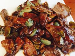 腊八蒜熘肝尖-院落创意菜