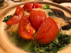 鲜茄珍菌青蔬煲-利苑酒家(宜安广场店)