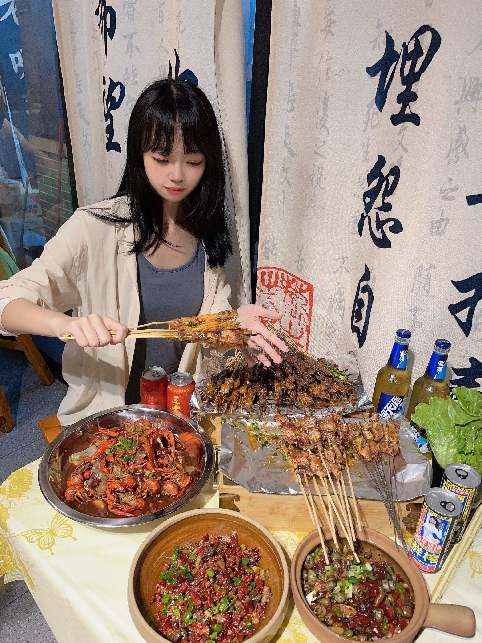 在树木岭!一周炫三次的老长沙烧烤!