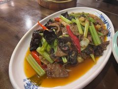 泡椒仔姜鲜牛肝-伊兰麒兰馨园·川菜·清真馆(339电视塔店)