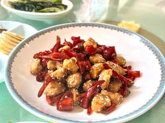 辣子鸡丁-长春观斋补堂素菜馆