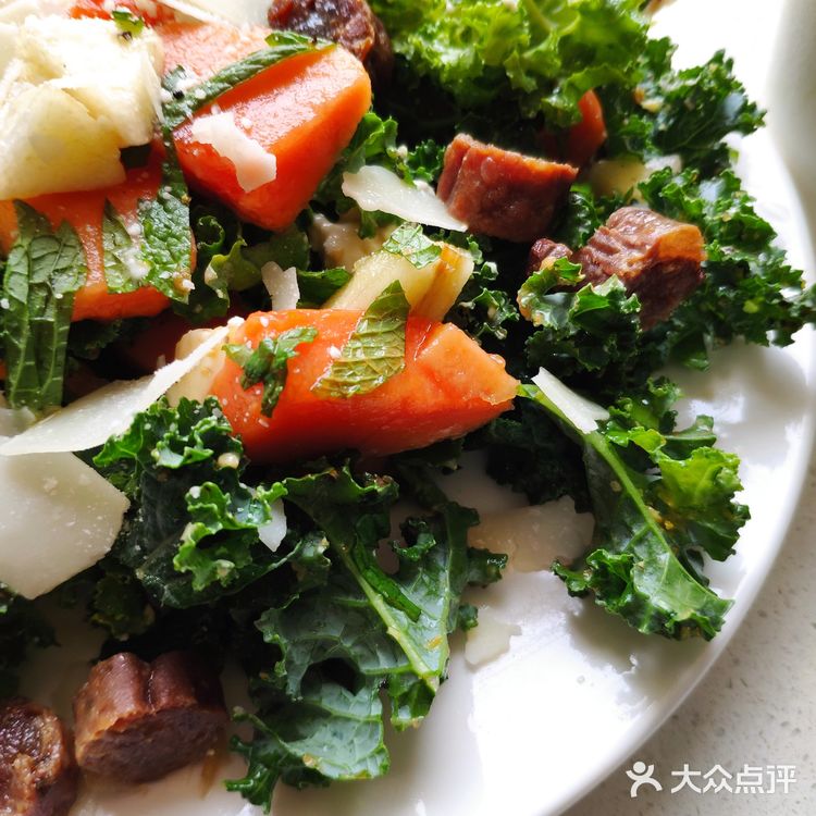 香梨木瓜薄荷沙拉: 可以当果盘吃的沙拉