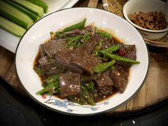 尖椒炒羊血-老灶台(南京店)