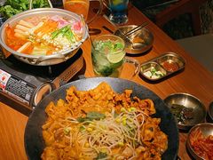 铁板章鱼五花肉-春熙台韩国料理·章鱼肥牛(西丽店)