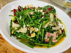 水蕨菜炒腊肉-瑶河山里菜