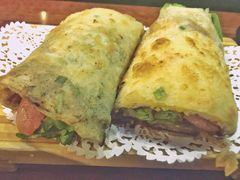 双蛋加kaoc煎饼-张果佬年糕卷(科巷店)