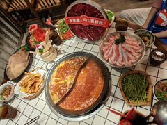 -热火朝天鲜切牛肉火锅(南强街巷店)