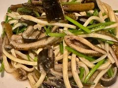 茭白炒现划鳝丝-玫瑰厅上海菜(兴国路店)