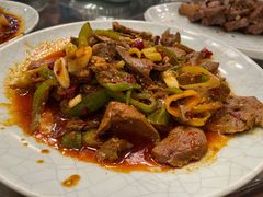 青椒羊肝-清真·益鑫羊肉手抓馆(花园北街店)