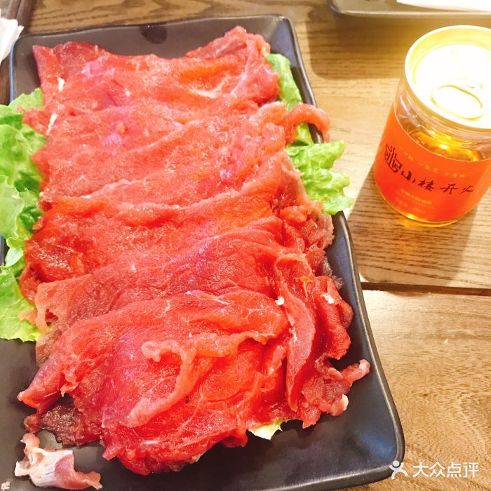 小楼开火打边炉热气牛肉图片