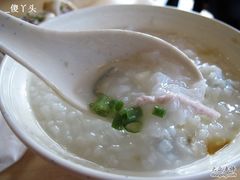 皮蛋瘦肉粥特写-咬不得高祖生煎·简餐(高银街店)