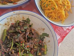 爆炒雪花牛腱肉-荆九爷爆炒桥头三嫩(浙大店)
