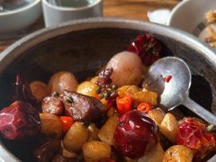 椒麻石锅牛肉粒-YAFEE雅菲·粤菜·湘菜·融合菜(魏公村店)
