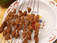 羊肉串-老钟家烤羊排·敦伊阁清真餐厅胡羊焖饼