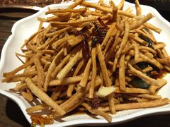 皮蛋拌馓子-霄汉羊排(万松园一店)