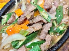 铁板牛柳-百步拉面