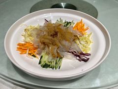 青花自制大拉皮-大清花饺子(山庄店)