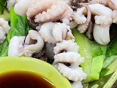 芥末白灼八爪鱼-贞姨美食·老字号海鲜大排档