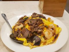 滑蛋牛肉虾仁米饭-有章牛杂(石厦店)
