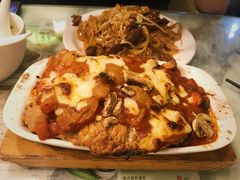 番茄焗猪扒饭-翠华餐厅