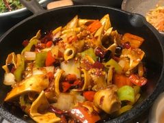 火辣心管-草家酱蟹炭火烤肉店(珲春南路一店)