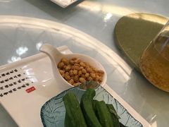 状元豆配酥秋葵-御苑宾馆-中餐厅