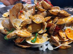 -东来菜馆•手抓海鲜家常菜•海鲜锅贴(鸽子窝店)