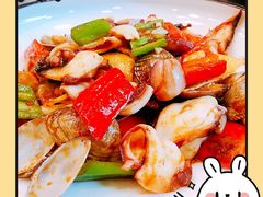 花蛤炒鱿鱼-顺风山庄(水濂山店)