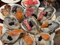-广州万富希尔顿酒店·感趣自助餐厅·金秋蟹宴生蚝海鲜刺身烧烤