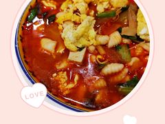 鸡蛋烩麻食-令氏家外家岐山面(火炬路店)