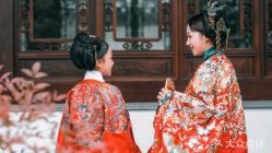 -后宫·古装汉服京剧儿童亲子全家福摄影