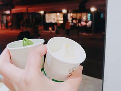 茉莉花冰淇淋-茶是一枝花泡茶店