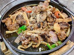 羊肉炕锅-夏都地标马一刀烤肉美食城