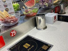 自助调料区-百品聚旋转火锅(万德庄店)