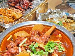 -街角等你.大连海鲜烧烤.经典铁板海鲜串(西安路店)