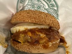 牛肉鸡蛋汉堡-幸运小丑汉堡(Bay Area本店)