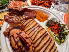 -草家酱蟹炭火烤肉店(珲春南路二店)