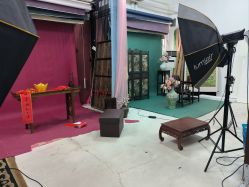 -后宫·古装汉服京剧儿童亲子全家福摄影