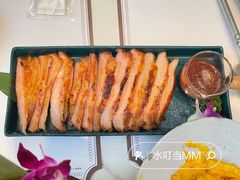 炭烤猪颈肉-太食獸泰式茶餐厅(艾尚天地店)