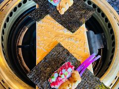 海胆生牛肉手卷-老乾杯和牛烧肉(王府中环店)