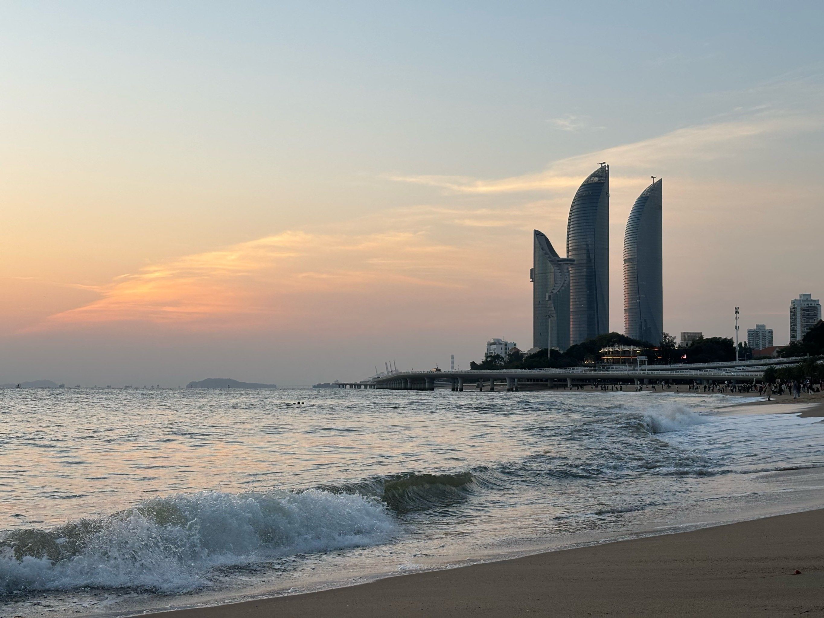 厦门白城沙滩|溜娃就是要人少!